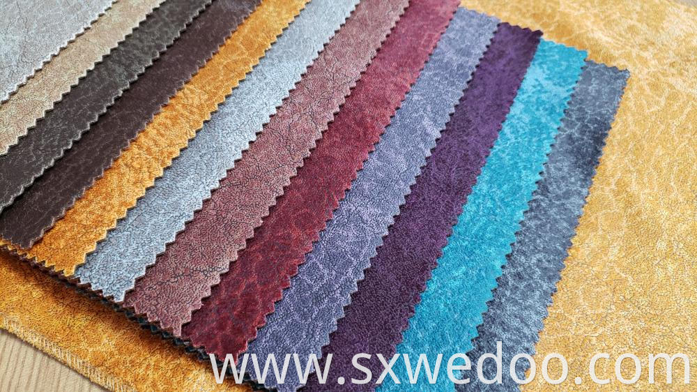 Printed Foil Leather Looking Colorful